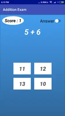 Addition Tables android App screenshot 2